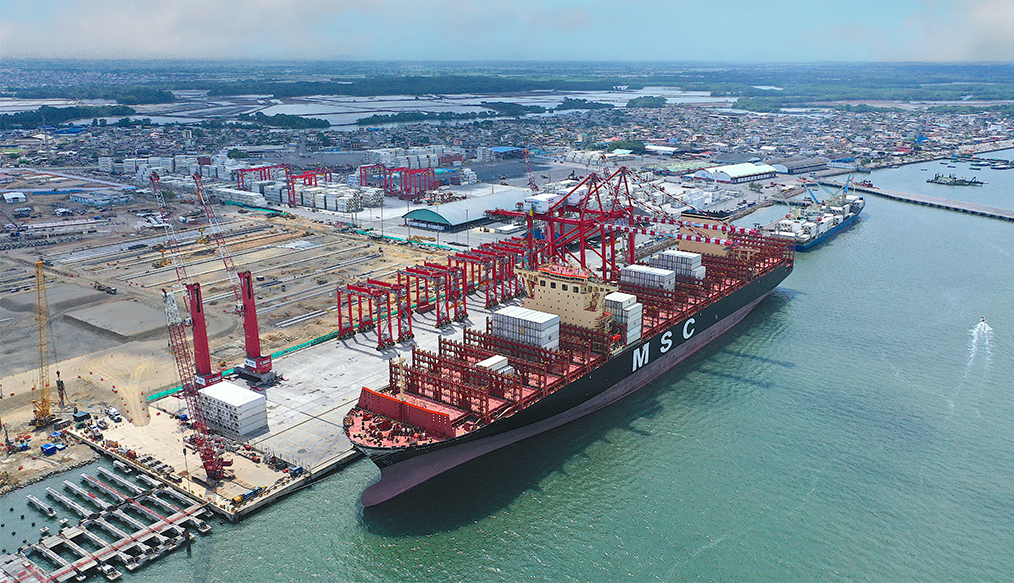 Yilport unveils new container berth and yard at Puerto Bolívar