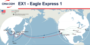 CMA CGM upgrades Eagle Express 1 Japan–US West C