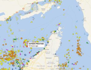 Malta-flagged container ship struck by missile in Strait of Hormuz