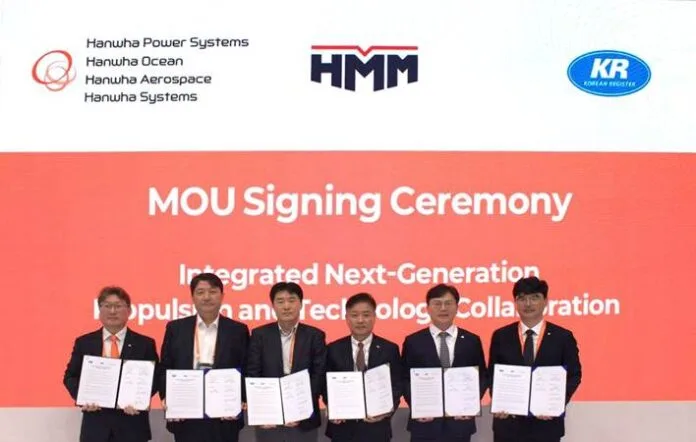 HMM, Hanwha Group and KR join forces for zero-carbon ship propulsion