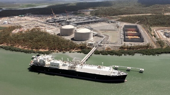 Chinesische LNG-Träger Verseilt, Stört Australian Terminal Exportiert