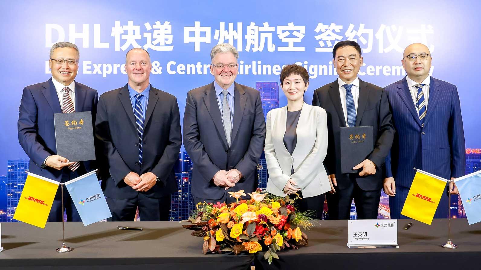 DHL und Central Airlines unterzeichnen Partnerschaftsabkommen