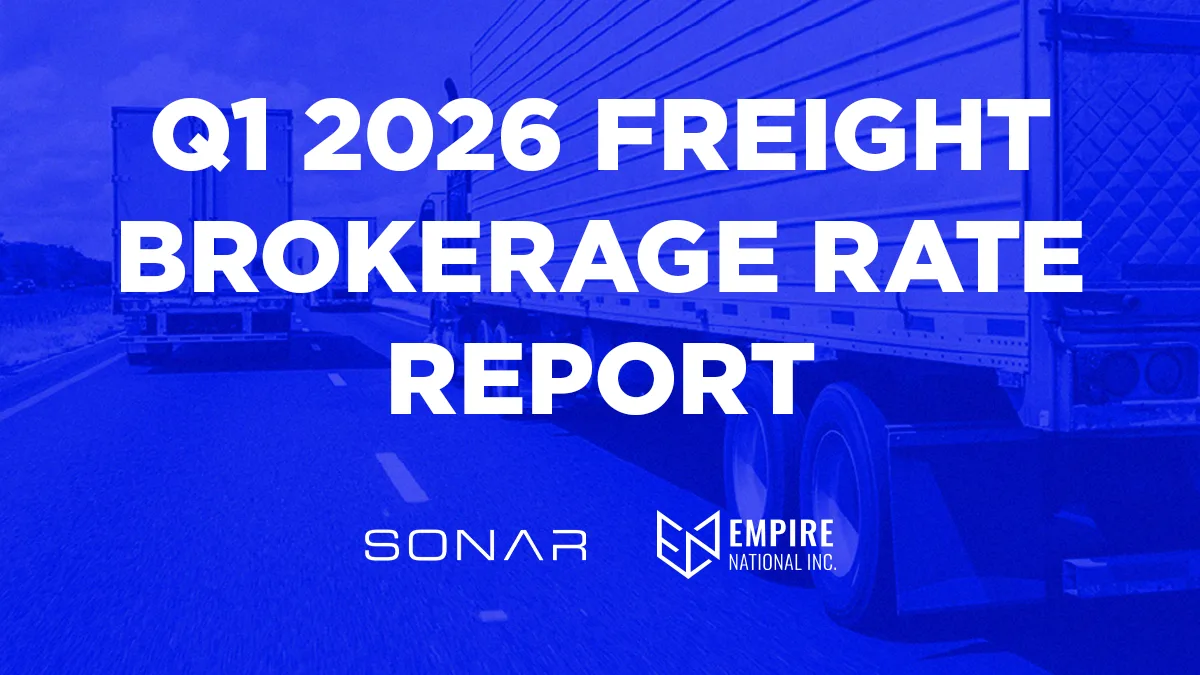 White Paper: Q1 2026 Freight Brokerage Rate Report
