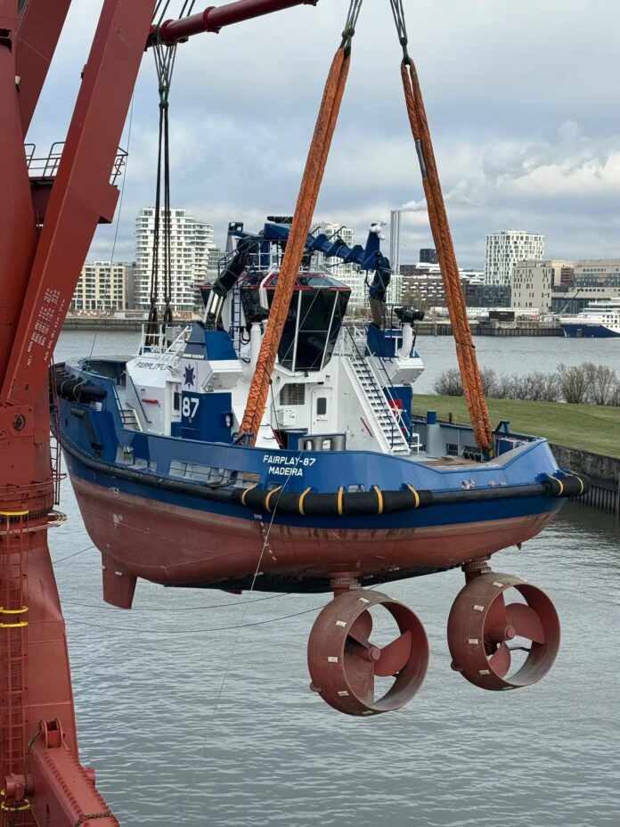 Damen delivers three new tugs to Fairplay Towage
