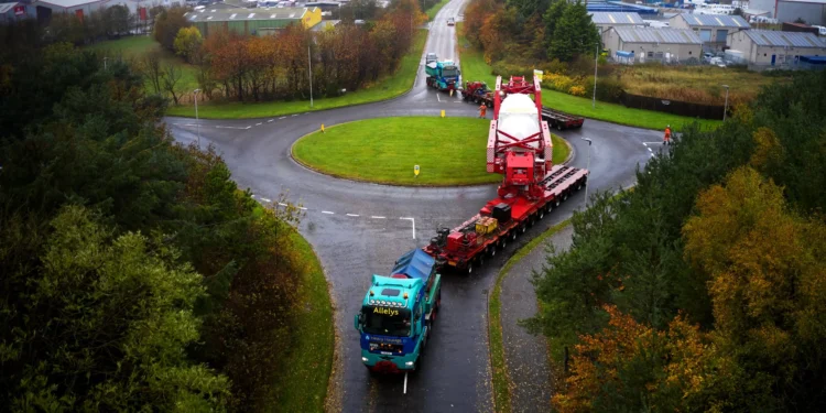 Allelys Successfully Navigates Challenges in Transporting Cargo to Rothienorman Substation