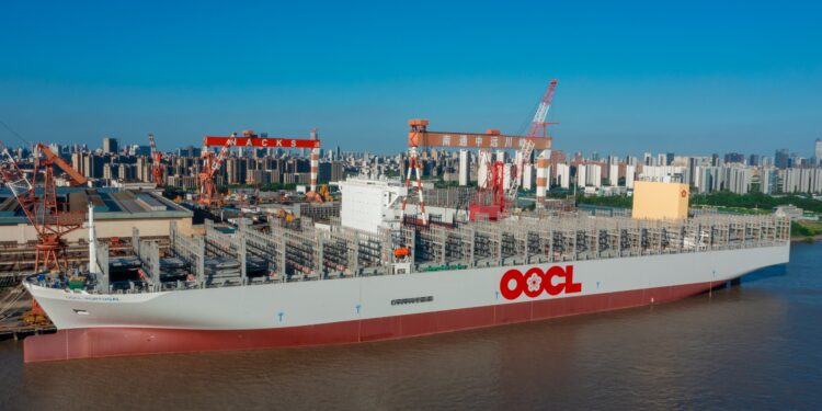 OOCL unveils its last 24,188 TEU mega vessel