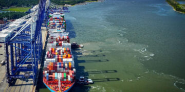 Shifting routes and early peak reflected port volumes boost