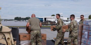 Crumbling roads, trapped residents: Logistics workers speed aid to North Carolina