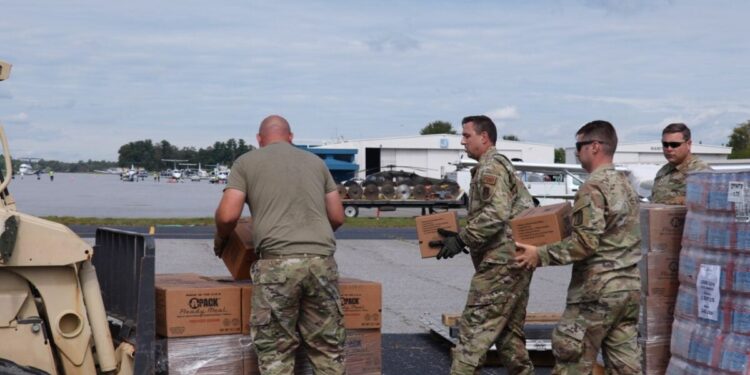 Crumbling roads, trapped residents: Logistics workers speed aid to North Carolina