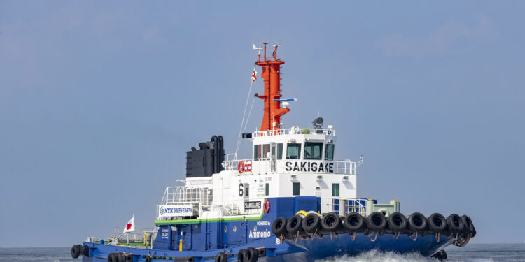 NYK launches world’s first commercial ammonia-fueled tugboat