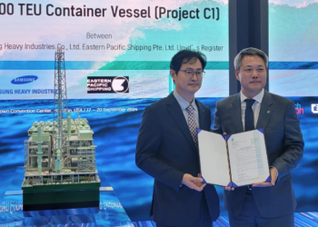 Samsung Heavy Industries, Lloyd’s Register sign ammonia-fuelled boxship agreement
