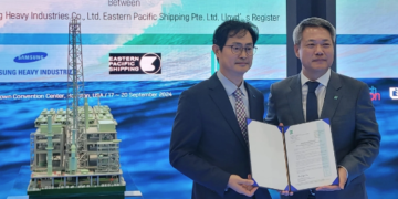 Samsung Heavy Industries, Lloyd’s Register sign ammonia-fuelled boxship agreement