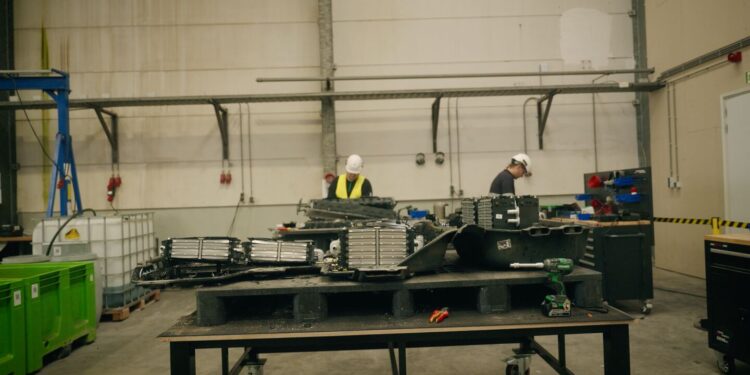 SK tes launches electric vehicle battery recycling plant at Port of Rotterdam