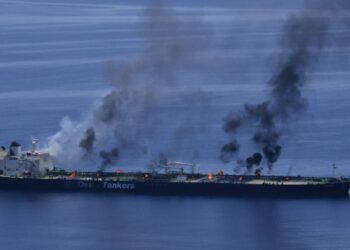 Tanker still on fire days after Houthi onslaught