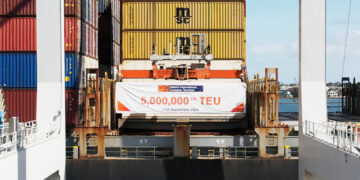Victoria International Container Terminal reaches 5 million TEUs