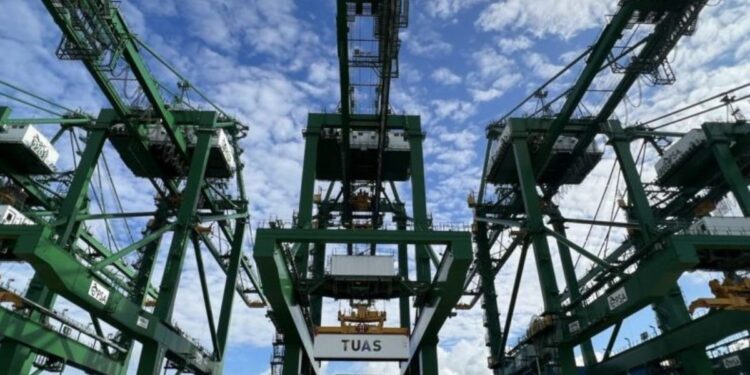 PSA Starts Construction of Tuas Port Hub