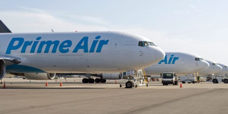 Amazon airline sells excess cargo capacity to third-party shippers