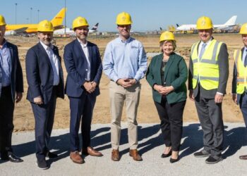 DHL Express breaks ground on maintenance center at Cincinnati airport