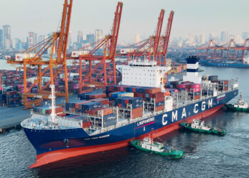 ICTSI’s Manila International Container Terminal receives first LNG-powered boxship