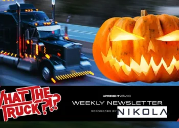If you celebrate Halloween, a truck brought it