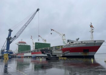 Liebherr Delivers Portal Slewing Crane for Cargo Ops at German Port