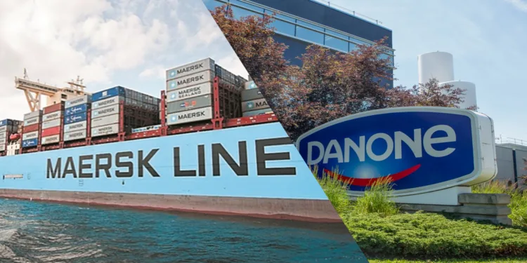 Maersk and Danone team up to cut logistics emissions