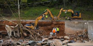 Missouri trucker hauling his very first load trapped for days by Helene