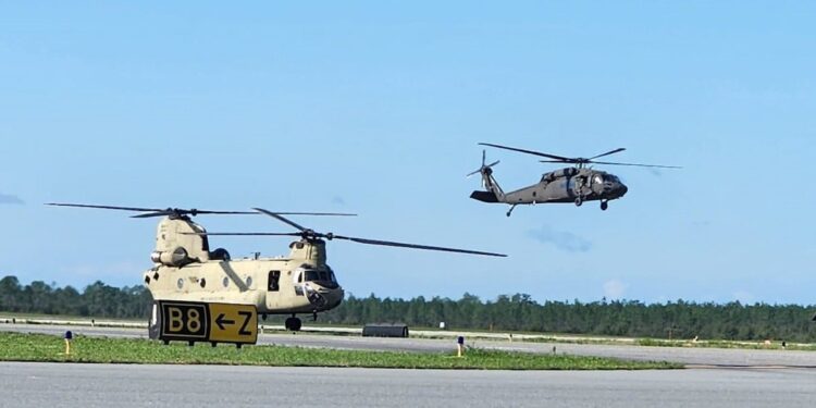 National Guard deploys air assets in North Carolina in response to Helene