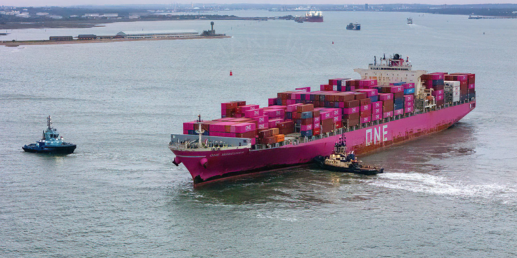 ONE-operated vessel refloated after grounding off Isle of Wight