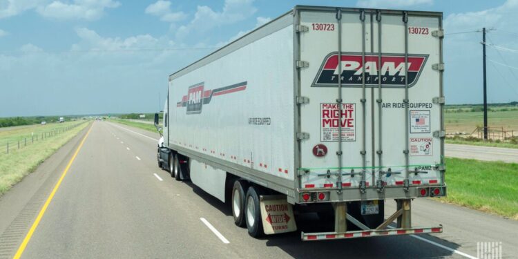 Pam Transportation’s TL unit records fourth straight operating loss