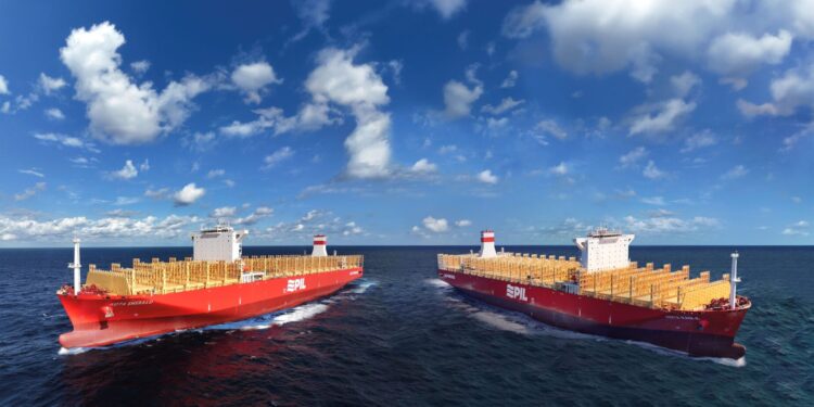 PIL unveils first 14,000 TEU LNG dual-fuel boxships with new brand identity