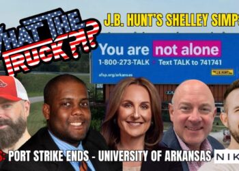 Port strike ends; J.B. Hunt’s Shelley Simpson; University of Arkansas | WHAT THE TRUCK?!?