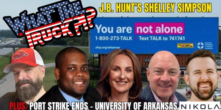 Port strike ends; J.B. Hunt’s Shelley Simpson; University of Arkansas | WHAT THE TRUCK?!?