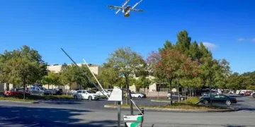 Self-flying drones, self-driving robots combine to deliver in Dallas