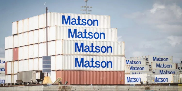China boosts Matson net in Q4