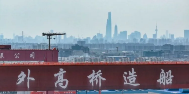 China stretches lead at the top of shipbuilding stakes