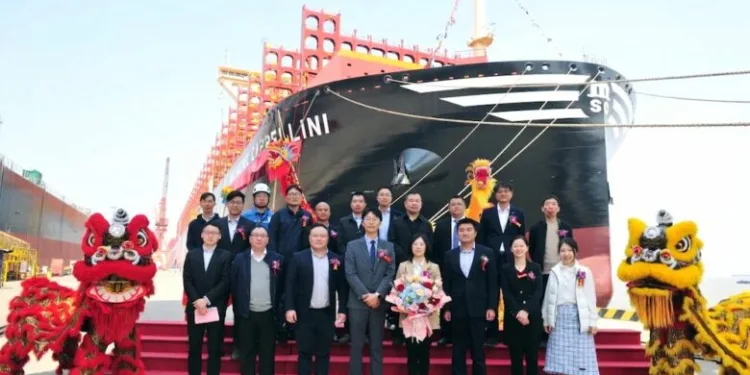 Containership deliveries smash records