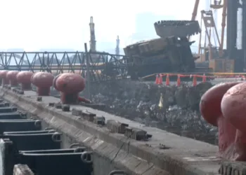 Crane operator dies as vehicle topples in Wan Hai’s Kaohsiung terminal