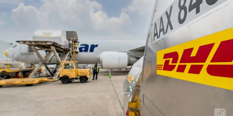 DHL cargo plane crashes trying to land near Lithuania airport