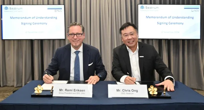DNV and Seatrium join forces for innovation in marine sustainability