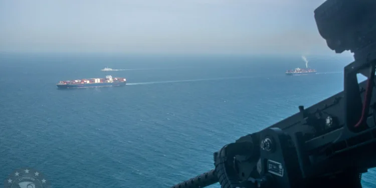 Lone container line undeterred by Red Sea attacks