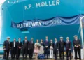 Maersk christens new dual-fuel methanol vessel in Singapore