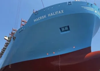 Maersk completes first dual-fuel methanol conversion on large boxship