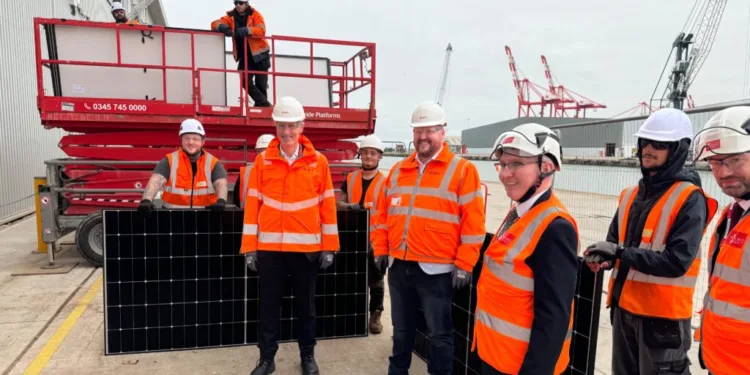 Port of Liverpool advances roof-mounted solar system initiative
