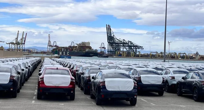 Vehicle trade declines at Valenciaport amid global sector challenges