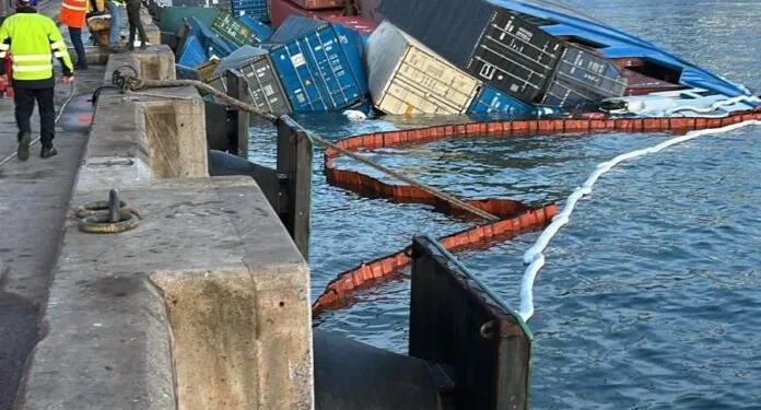 FESCO ship capsizes at Istanbul berth