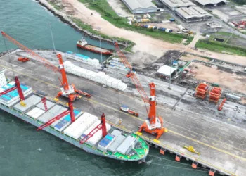 Indonesia’s East Java Multipurpose Terminal welcomes first container ship