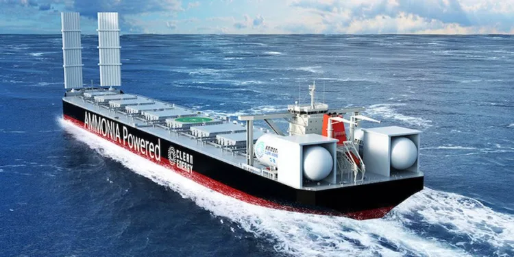 MOL orders ammonia dual-fuel newcastlemaxes
