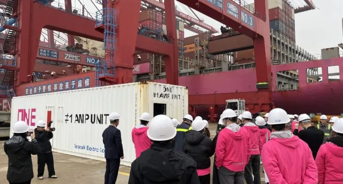 ONE teams up with Ningbo Zhoushan Port Group to boost shore power utilization