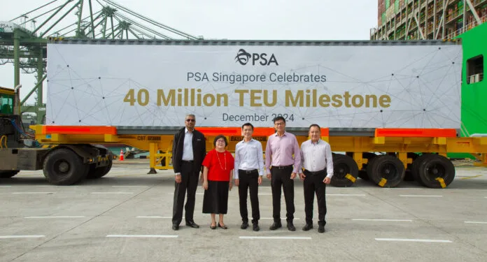PSA Singapore hits 40 Million TEUs in 2024